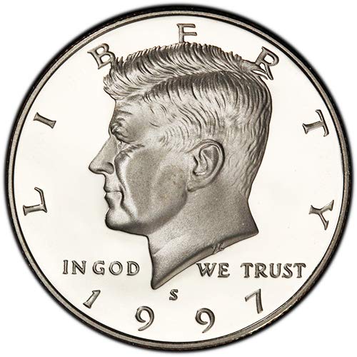 1997 S Ezüst Bizonyíték Kennedy Fél Dollár Választás Uncirculated MINKET Menta