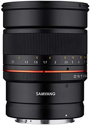 Samyang 85mm F1.4 Időjárás Lezárt nagysebességű Telepoto Objektív Canon R tükör nélküli Fényképezőgépek