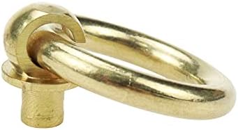 Risbay 5db 0.79 Arany Sárgaréz Gyűrű Húzza Kezeli a Fiókokat,Drag