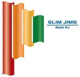 Egyszínű Slim Jim Magas/Függőleges/A Figyelmet Zászlók/Banner/Jelek