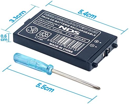 OSTENT 850mAh Újratölthető Lítium-ion Akkumulátor + Eszköz Pack Készlet Nintendo DS-NDS