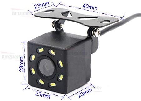Amzparts parkoló kamera hátsó kamera fordított kép HD cmos VISSZA kamera vízálló éjjellátó 8 LED