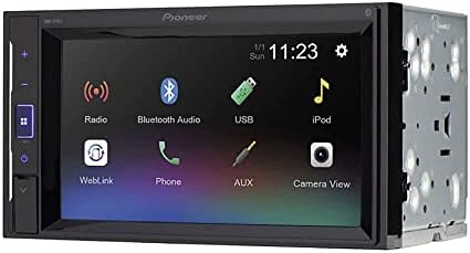 Pioneer DMH-241EX 6.2 Digitális Multimédia-Vevő (nem Játssza le a Lemezt), Beépített Bluetooth, Alexa, valamint a Beépített Android Music