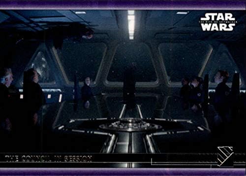 2020 Topps Star Wars A Rise of Skywalker Sorozat 2 Lila 17 A Tanács Ülésén a Kereskedelmi Kártya