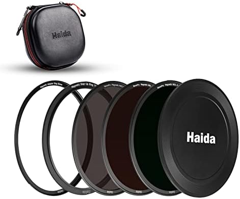 Haida NanoPro Mágneses ND Készlet Tartalmaz Szűrő Adapter Gyűrű Táska ND0.9/1.8/3.0 Mágneses Szűrő Objektív Sapka Kicsi ahhoz, hogy