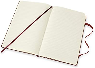 Moleskine Limitált Kiadású Harry Potter Notebook, Kemény Borító, Nagy (5 x 8.25) Kimondta/Bélelt, Bordeaux-i Vörös (Könyv 6) 240 Oldal