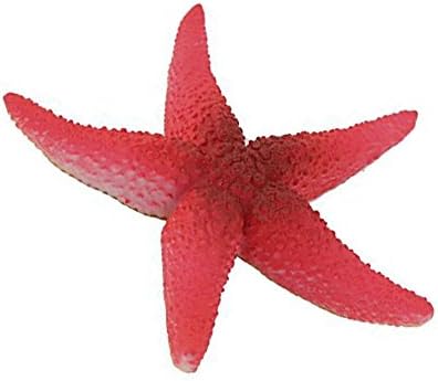 LDEXIN Akvárium Mesterséges Csillag Szilikon Korall Dísz akvárium Táj Dekoráció - Piros