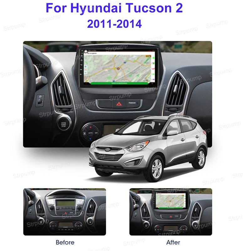 10.1 4+64 gb-os Android 10 Dash Autó Sztereó Rádió Alkalmas Hyundai IX35 2009 10 11 12 13 14 15 GPS Navigációs fejegység Carplay