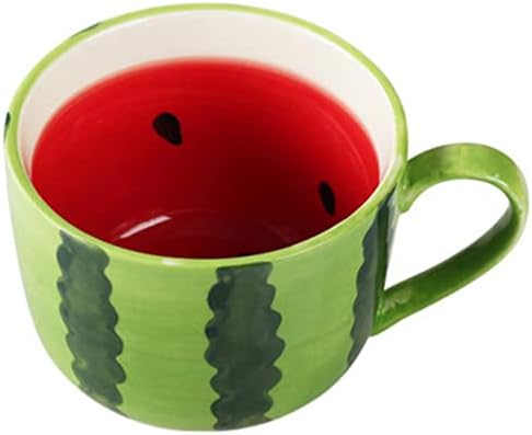 Didiseaon Japán Tea Csésze Görögdinnye Csésze Gyümölcs Alakú Bögre Csésze Zabpehely Kupa Szép Tej Reggeli Bögre Trópusi Fél Javára Ajándék