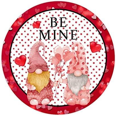 50 DB Romantikus Valentin Pár Gnomies Rózsaszín Pöttyös 1.5 Kerek Matricák, Címkék Valentin-Gnome Dekoráció Valentin Tömítések Tartalmaznak