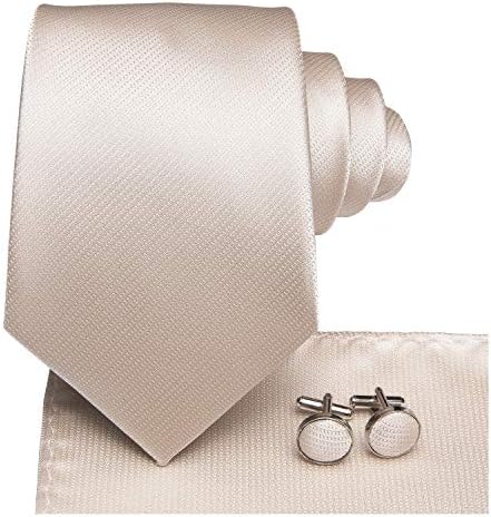 Hi-Nyakkendő Szőtt Selyem Nyakkendőt a Férfiak Zsebében Tér Mandzsettagomb