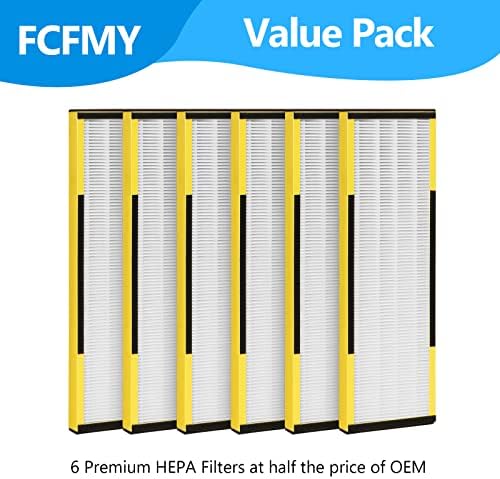 FCFMY 6 Csomag FLT4825 H13 Igaz, HEPA Szűrő Csere B Kompatibilis Baktérium-Őrző Technológiák Levegő Tisztább Büntetőt AC4300BPTCA,