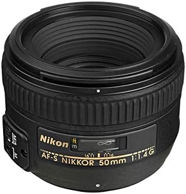 Nikon 50mm f/1.4 G AF-S NIKKOR Objektív, Csomag ProOptic 58mm Multi Bevont, UV Slim Szűrő, Tisztító Készlet