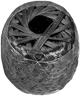 Rebower Poliészter, Nylon Kötél [Háztartási Csomagban Csomagolás DIY]-350m/1148ft / 1Roll Műanyag,Fekete