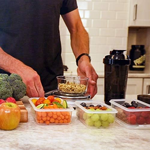 ThinkFit Étel elkészítése Konténerek, BPA Mentes - Légmentes Élelmiszer-Tároló Tartályok a Legjobb Ételt készítjük Elő & Részét Ellenőrző