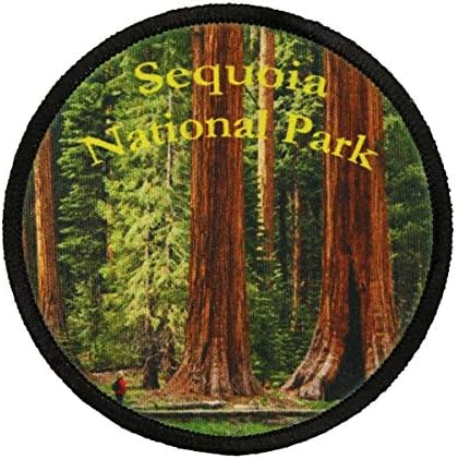Sequoia Nemzeti Park Javítás Utazás Kalifornia Hőszublimációs Vas-On Applied