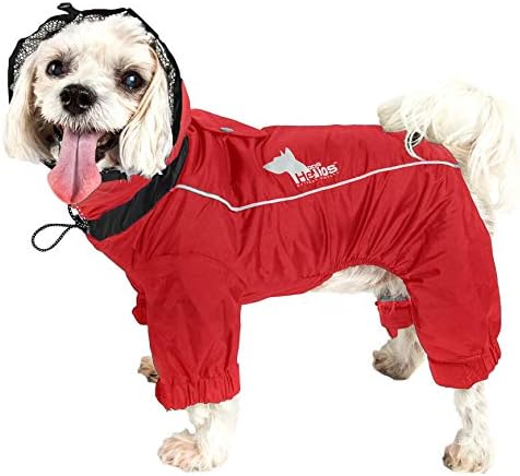 DOGHELIOS 'Időjárás-King' Szélálló, Vízálló, valamint Szigetelt Állítható Testes Kutya kabát Kabát w/ Hő Megtartása Technológia,