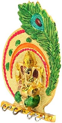 Kézműves Paradicsom Ganesha Toll kulcstartó Fém showpiece Otthon dekor Metál - 7 cm