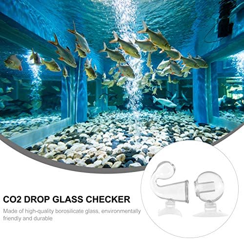 Ipetboom 6 DB CO2-Drop Checker Üveg Akvárium Monitor CO2 Mutató a tapadókorong Szén-Dioxid PH Teszter akvárium Tartozékok Beültetett