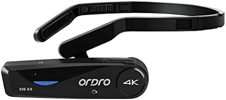 ORDRO EP6 Plusz Vlog Kamera 4K Kamerát Kezét Ingyenes Könnyű Hordható Mini Kamera Full HD 1080P 60FPS WI-Fi ALKALMAZÁS Kapcsolat