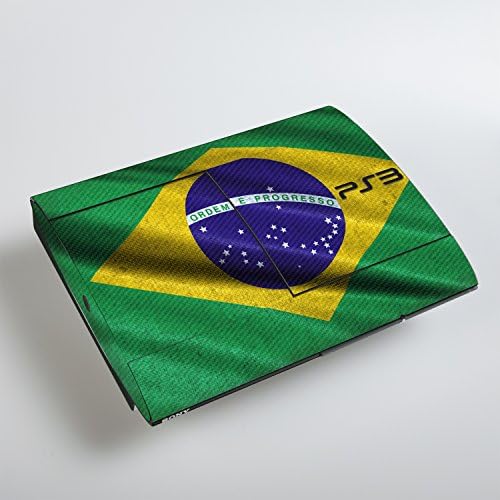 Sony Playstation 3-Superslim-Design Bőr zászló Brazília Matrica a Playstation 3-Superslim