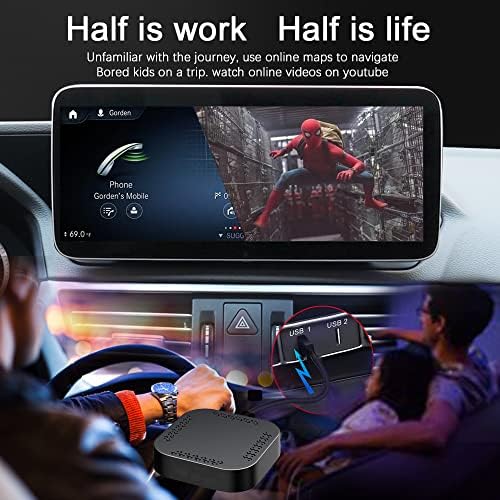 Vezeték nélküli CarPlay Adapter az Autók Gyári Vezetékes CarPlay 2023, Vezeték nélküli Android Ai Doboz Alakítja Vezetékes