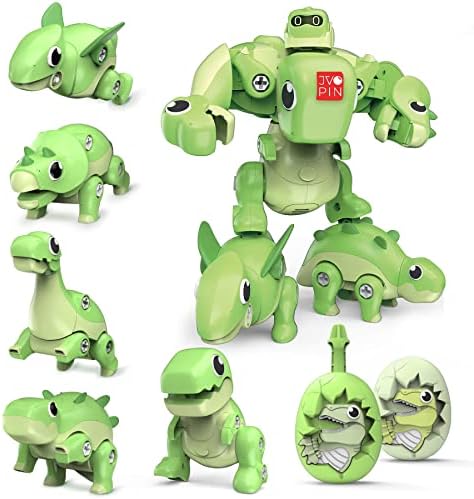 JVOPIN Robot Dinoszaurusz Játékok 3+ Éves Fiúk,Dinoszaurusz Játékok hanghatás,szétszedi a Robot Játékok Gyerekeknek 5-7,Születésnap,