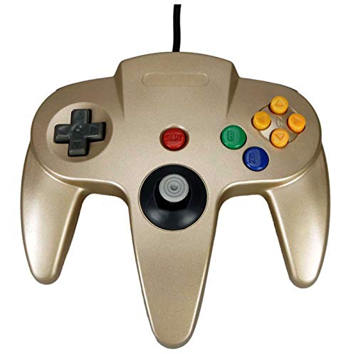 Wiresmith Klasszikus Nintendo N64 Joystick Vezérlő - Arany