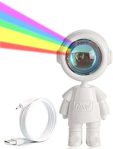 KEPABIGLE Űrhajós Naplemente Lámpa Projektor 7 Színek Vetítés LED Naplemente Fényei, Touch Control Hangulat Világítás, 360°
