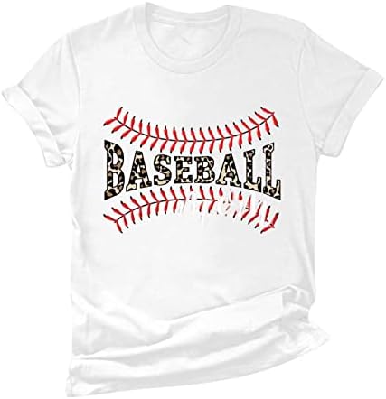 Játék a Nap Baseball Tshirts Női Alkalmi Rövid Ujjú Sleeve Nyári Pólók Felsők Laza Fit Raglán Pulóver, Blúz