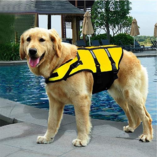 COMEONE Kutya Élet Kabát Fényvisszaverő mentőmellényt, Biztonsági Pet Úszás Mellény Tartós mentőmellény a Mentési Kezelni, a Kis, Közepes