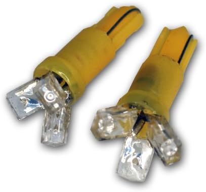 Tuningpros LEDIG-T5-A3 Gerneral Eszköz LED Izzók T5, 3 LED-es Amber-2-pc-be