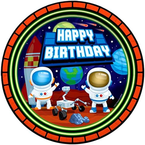 Kincsek Tehetséges Űrhajósok a világűrben Lemezek 8ct - 7 Inch Desszert Tányér - Űrhajós Parti Dekoráció - világűrben Születésnapi