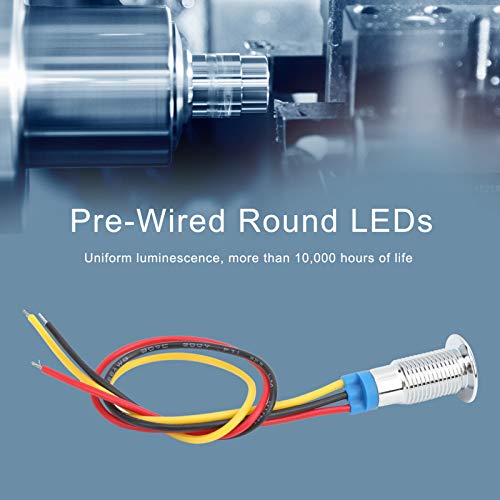Kerek LED, Vízálló Vízálló Kerek Led-ek Nagy Pontosság kopásálló Professzionális Felhasználásra Általános Célú Elektronikus Alkatrész
