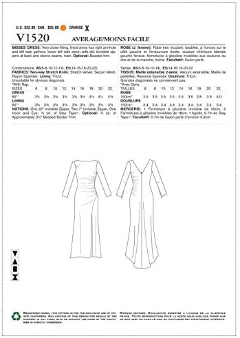 Divatos Minták Női Formális Hosszú Ujjú Ruha Varrás Minta által a Badgley Mischka, Méretek 14-22