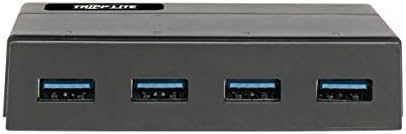 Tripp Lite 4 Port áramellátás nélküli USB-Hub, USB 3.0 Hub, USB-A Port, 2.4, Fekete (U360-004-2F)