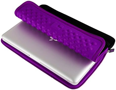 SumacLife 15.6 inch Sokk Elnyelő Lila Laptop Sleeve Alkalmas Dell Inspiron, Latitude, Precision, Vostro, XPS, G3 15