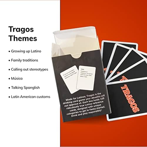Tragos Eredeti Játék Latin - Életszerűbb, Vidám Kulturális Tovább Kártya Játék - Ajándék Felnőttek, egyetemisták, Családok & Party