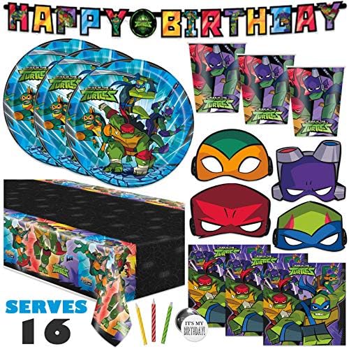 Ninja Teknős Születésnapi Party Kellékek, Teenage Mutant Ninja Teknős Féltől vásárolt kellékeknek a tini nindzsa teknőcök Fél Szolgál, 16