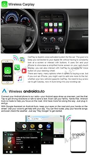ASURE 9 4-Core 2+32GB Android Autó Sztereó Rádió Vevő Carplay Android Auto Dodge Caliber 2006-2012 Automata A/C DSP Erősítő,Támogató GPS,BT,SWC,Érintőképernyős