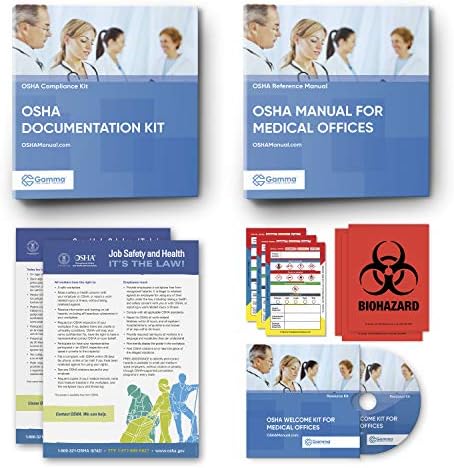 2023 OSHA Csomag Orvosi rendelők, Beleértve a Rendeletek, Szabványok Manuális (hardcopy) + Biztonsági szabályzata Formák (hardcopy, CD)