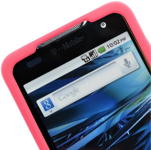 Amzer Szilikon Bőr Jelly Esetében a T-Mobile G2x - 1 Csomag Baba Rózsaszín