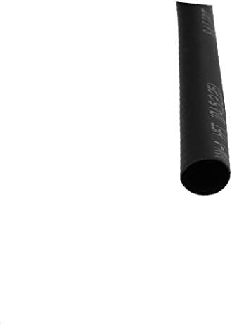 X-mosás ragályos Hő Zsugorodó Cső Wire Wrap Kábel Hüvely 6 Méter Hosszú, 4,5 mm-es Belső Átm Fekete(Manga del kábelt, de envoltura