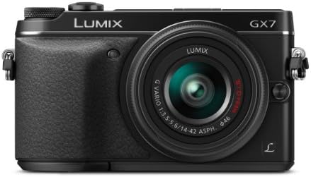 A Panasonic LUMIX DMC-GX7KK tükör nélküli Digitális Fényképezőgépet a 14-42 II Objektívvel Kit (Fekete)