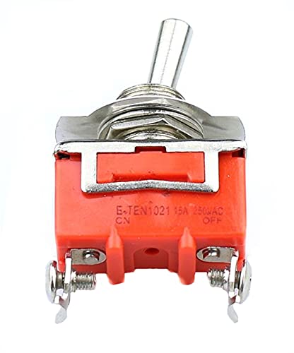 PURYN 1db AC 250V 15A 2 Pin DPDT On/Off 2 Pozíció Mini Kapcsoló segítségével E-TEN1021 Narancs