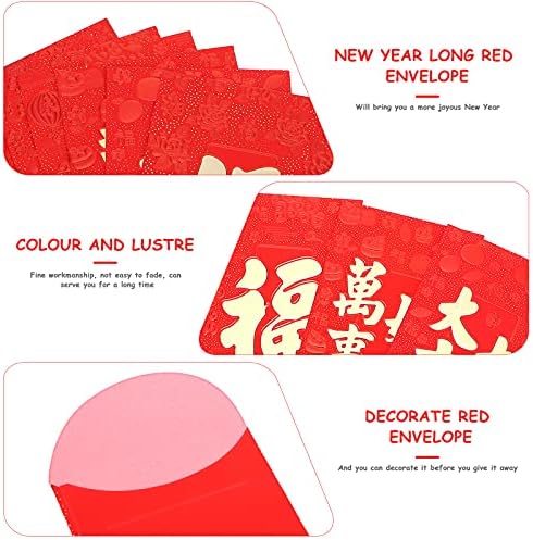 KESYOO 30db Finom Kínai Téma Új Évet Piros Boríték Egyedi Red Csomagok 2416 Tavaszi Fesztivál apróságot