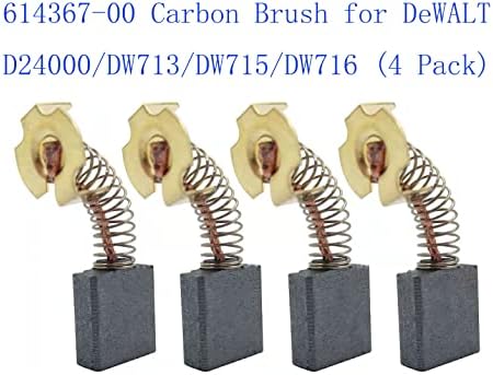 Qissiq 614367-00 szénkefe, a DeWALT D24000/DW713/DW715/DW716 (4 / Csomag)