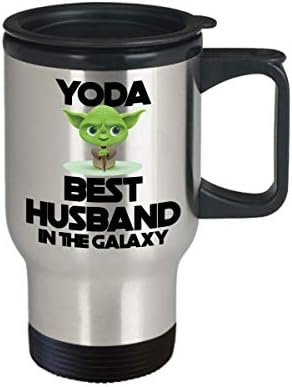 Férje Utazási Bögre Yoda Legjobb a Galaxy Vicces Kávé Hozzászólás Tea Csésze vicces Ajándék Férfiaknak, Születésnapi Évforduló