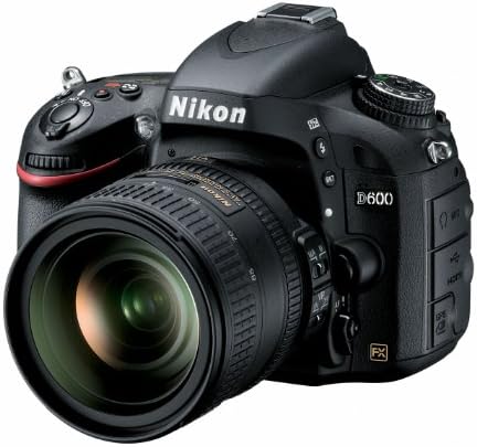 Nikon D600 24.3 MP CMOS, FX-Formátumú Digitális TÜKÖRREFLEXES Fényképezőgép 24-85mm f/3.5-4.5 G ED VR AF-S Nikkor Objektív (RÉGI