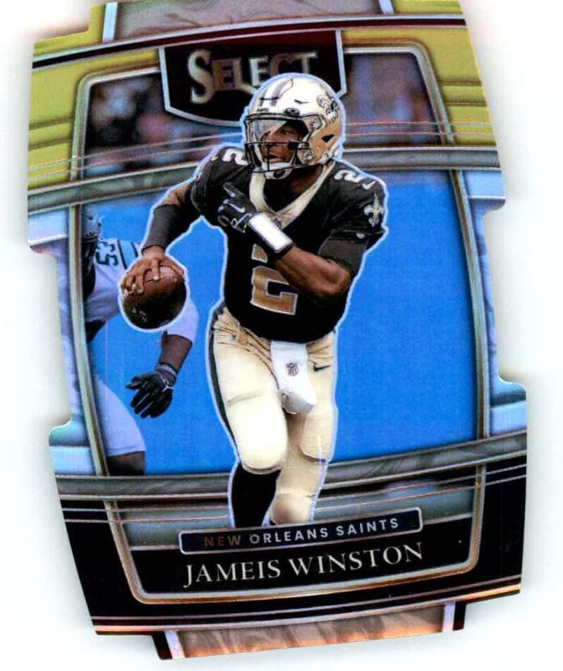 2021 Panini Válasszuk a Fekete-Arany Prizm kivágott 25 Jameis Winston Csarnok New Orleans Saints NFL Labdarúgó-Trading Card